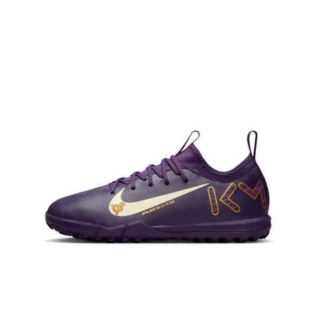 Nike Jr. Mercurial Vapor 16 Academy 'Kylian Mbappé' Older Kids' TF Low-Top Football Shoes - Purple