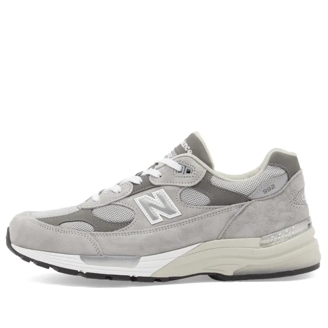 New Balance Unisex Made in USA 992 Core in Grey Suede/Mesh