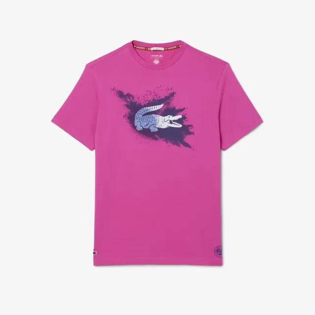 Lacoste Roland-Garros Edition Sport T-shirt - Pink