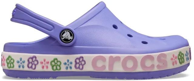 Crocs | Kids | Toddler Bayaband Flower Band | Clogs | Digital Violet | C4
