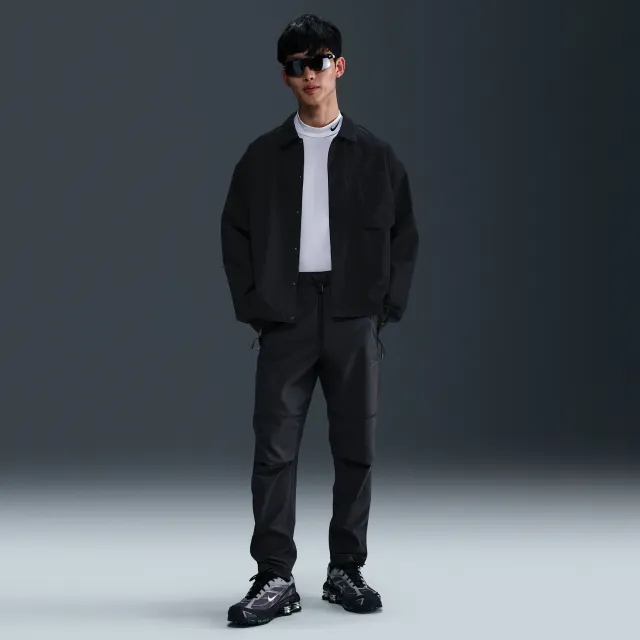 Nike Tech Men's Woven Trousers - Grey - Nylon/Elastane