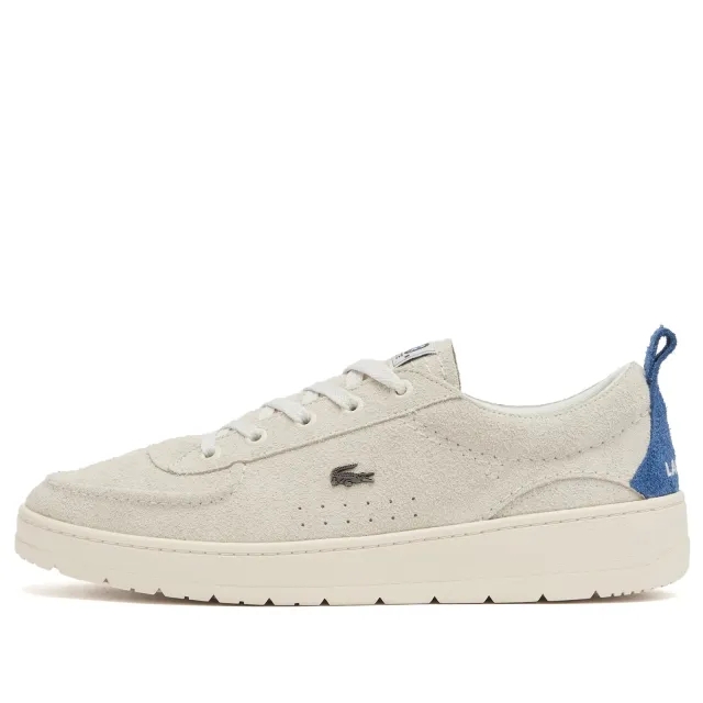 END. x Lacoste Umpire Sneaker Off-White/Blue