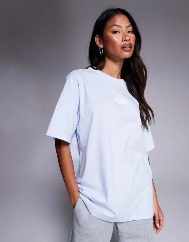 Women's Nike Club Swoosh T-Shirt in Blue