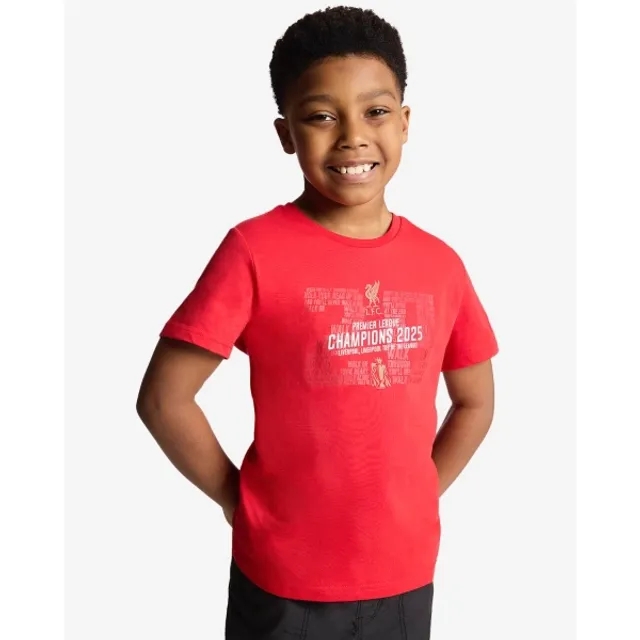 LFC EPL Champions 24/25 Juniors Tee Red