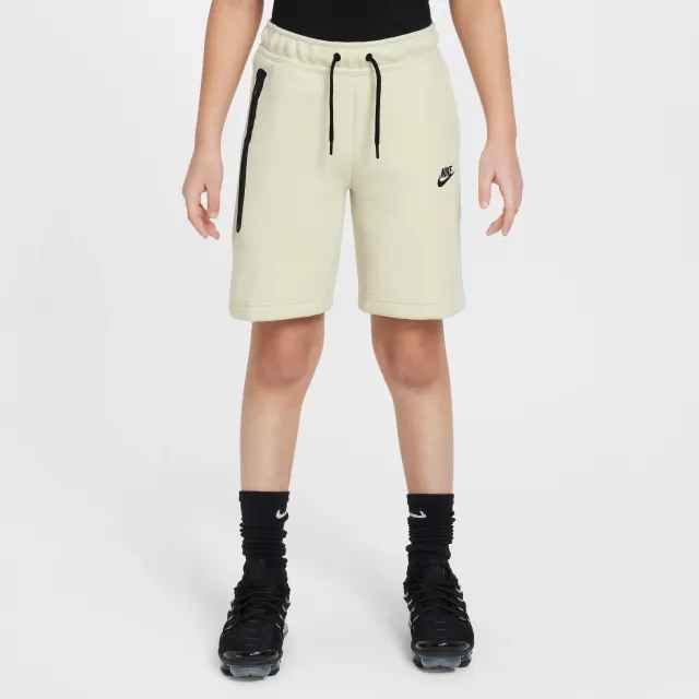 Nike Tech Fleece Older Kids' (Boys') Shorts - Brown - Cotton/Polyester