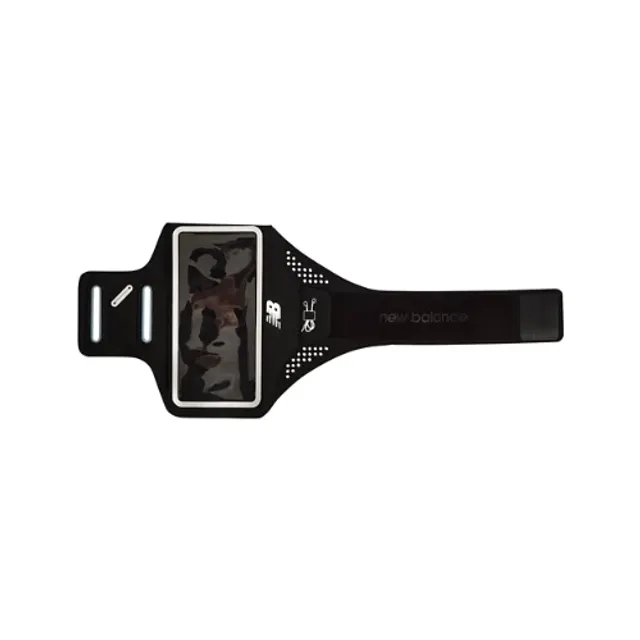 New Balance Unisex Running Phone Pouch in Black Nylon