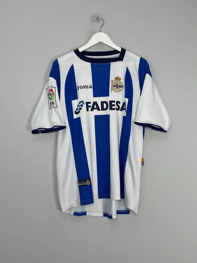 CULT KITS - 2004/05 DEPORTIVO LA CORUNA HOME SHIRT (XL) JOMA