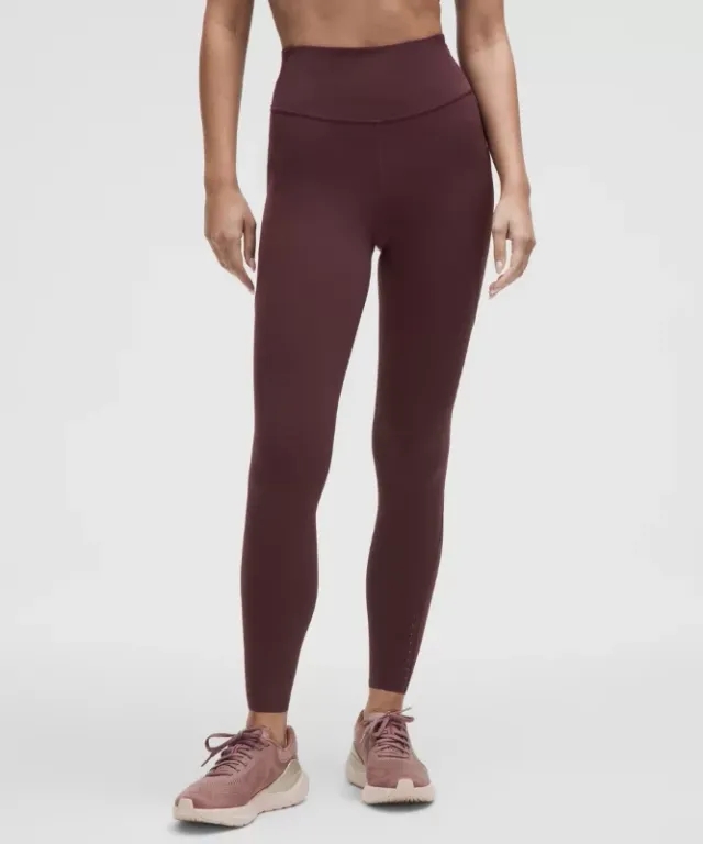 lululemon – Women's Fast and Free High-Rise Tight Leggings 5 Pocket – 28" – Color Purple – Size 0