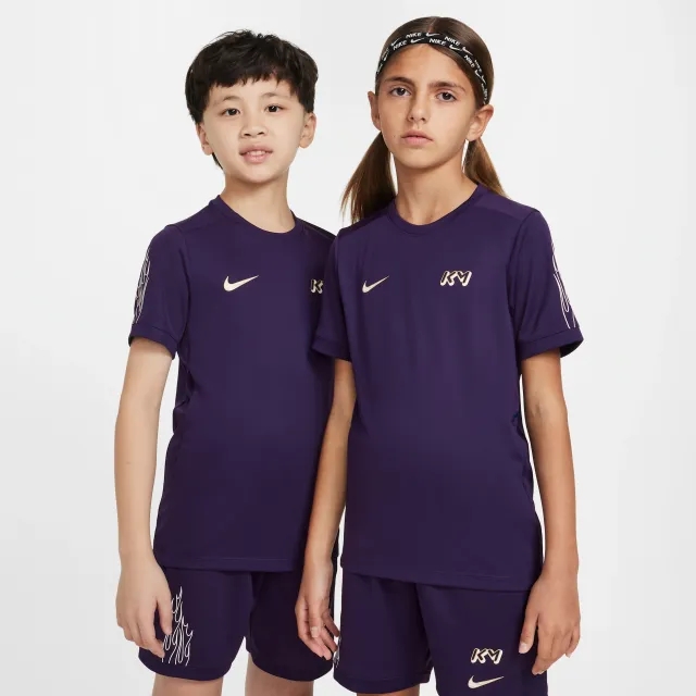 Nike Kylian Mbappé Academy Older Kids' Dri-FIT Football Top - Purple - Polyester