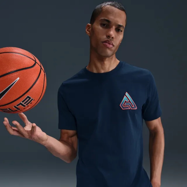 Nike Giannis Men's Basketball T-shirt - Blue - Cotton