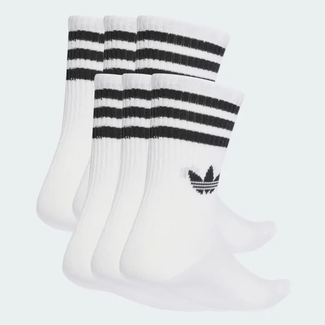 adidas 3-Stripes Crew Socks 6 Pairs