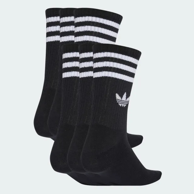 adidas 3-Stripes Crew Socks 6 Pairs
