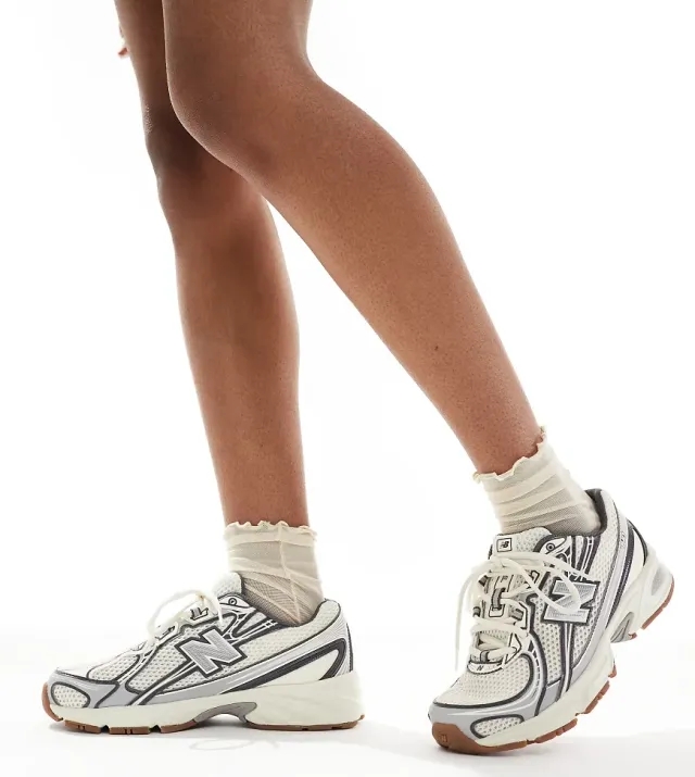 New Balance 740 Trainers In Beige And Grey - Exclusive To Asos-Neutral