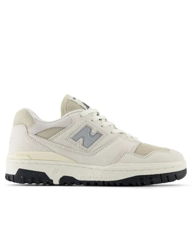 New Balance Women's BBW550 in White/Grey Suede/Mesh