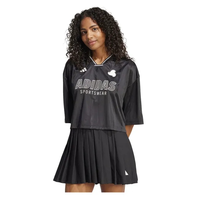 Adidas Tiro Cut 3 Stripes Oversized Jersey Short Sleeve T-shirt