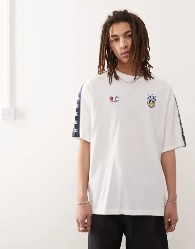 Champion Football T-Shirt In White