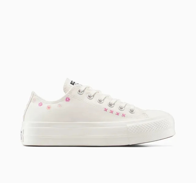 Converse Chuck Taylor All Star Lift Floral Embroidery Low Top - 