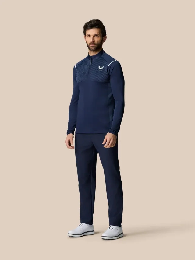 Castore Pinnacle 1/4 Zip Top - Mid Grey