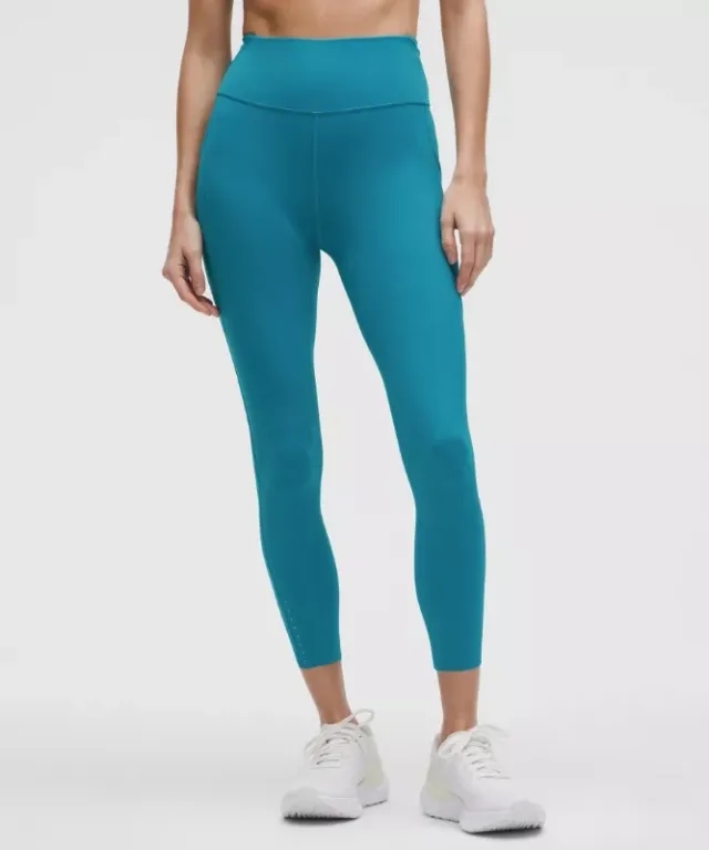 lululemon – Women's Fast and Free High-Rise Tight Leggings 5 Pocket – 25" – Color Blue – Size 0