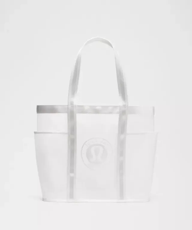 lululemon – Daily Multi-Pocket Tote Bag 20L – Color White