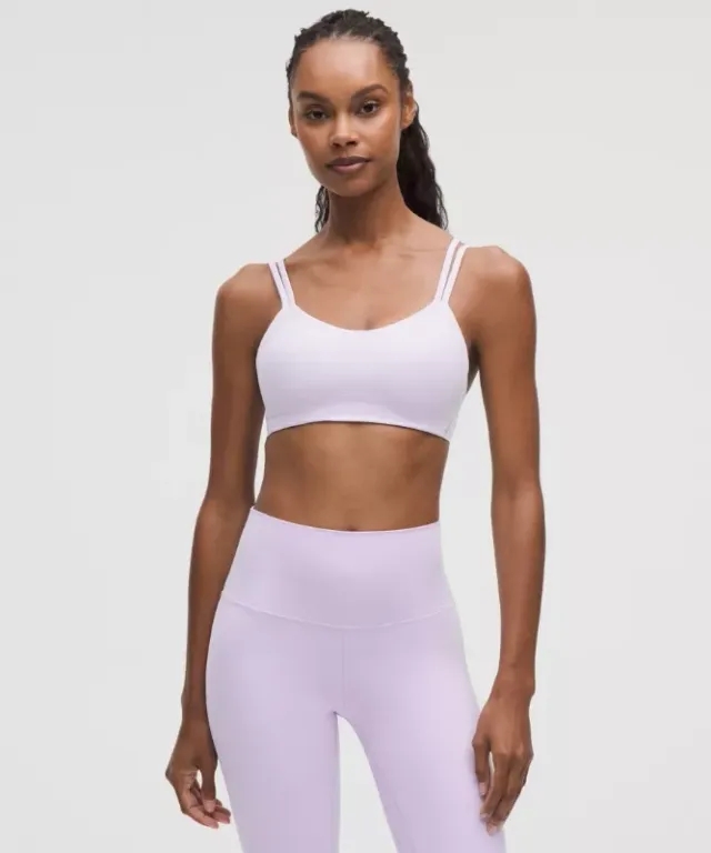 lululemon – Women's Like a Cloud Sports Bra Light Support, B/C Cup – Color Purple – Size 10
