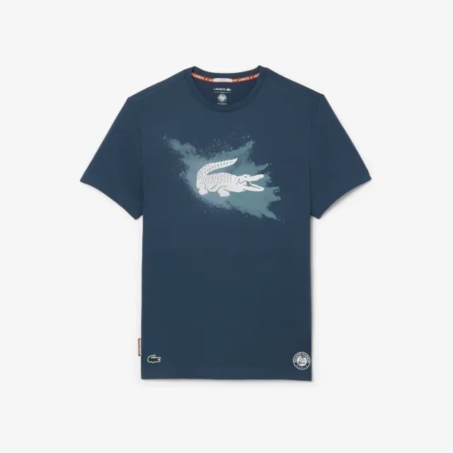Lacoste Roland-Garros Edition Sport T-shirt - Mineral Blue