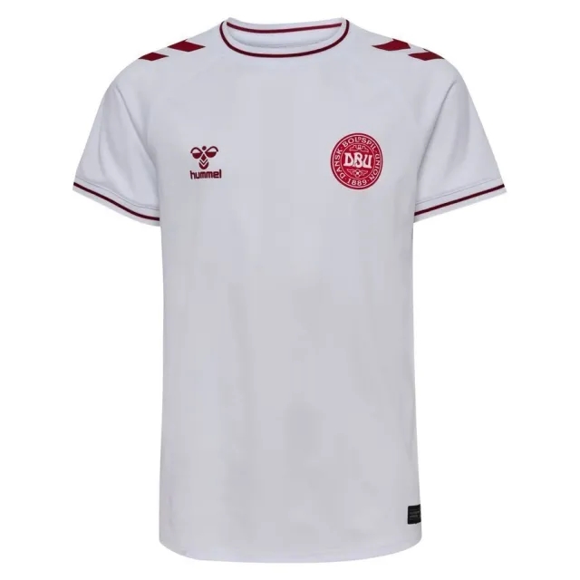 Denmark Away Shirt Women's Euro 2025 Kids - ['White']