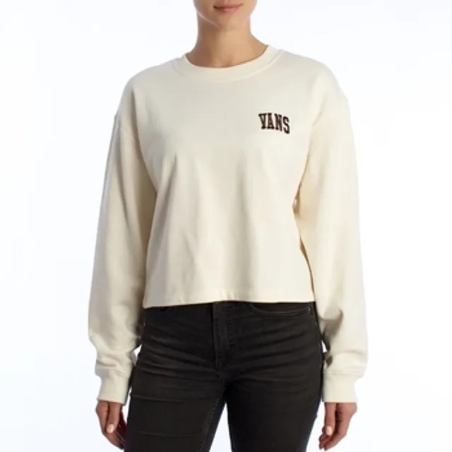 Vans  VN000EV53KS-WHITE  women's Sweatshirt in Kaki