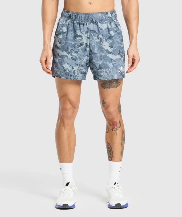  Sport  5" Shorts - Denim Grey/Iron Blue