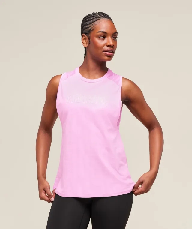  Trace Graphic Tank - Sour Pink