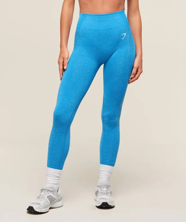  Vital Sculpt Seamless Legging - Electric Blue/Marl