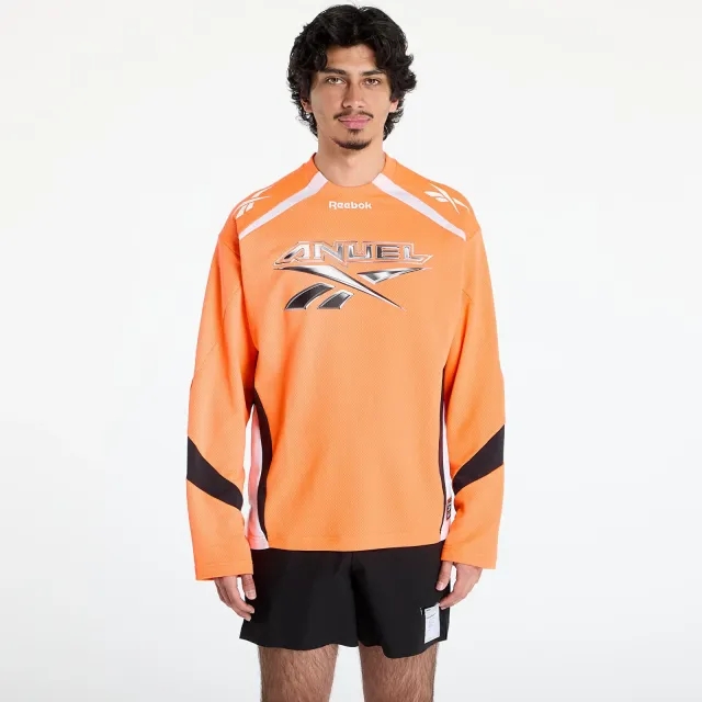 T-Shirt Reebok Anuel Motto Long Sleeve Tee Orange S