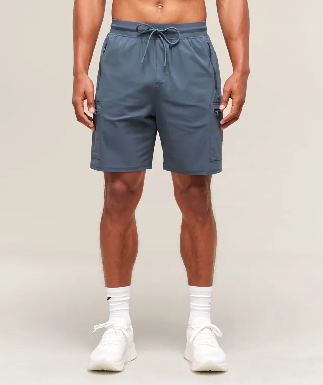  Rest Day 6" Cargo Shorts - Titanium Blue