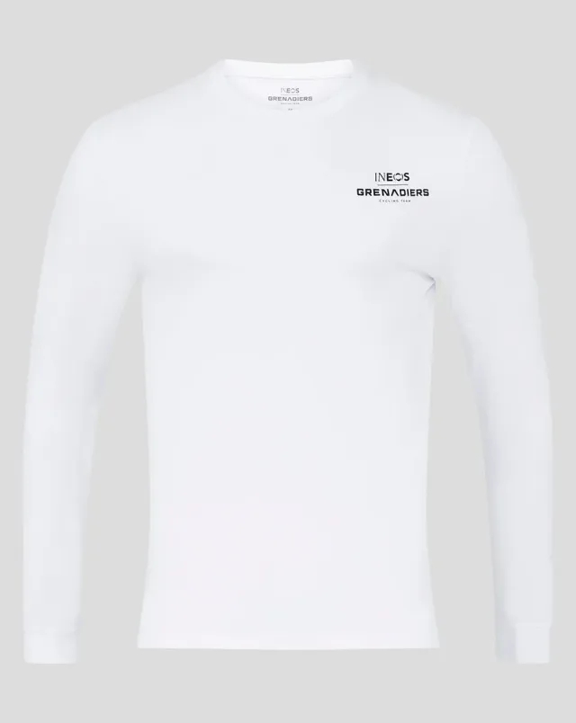 Castore Ineos Grenadiers Unisex Core Monobrand Long Sleeve T-shirt - White