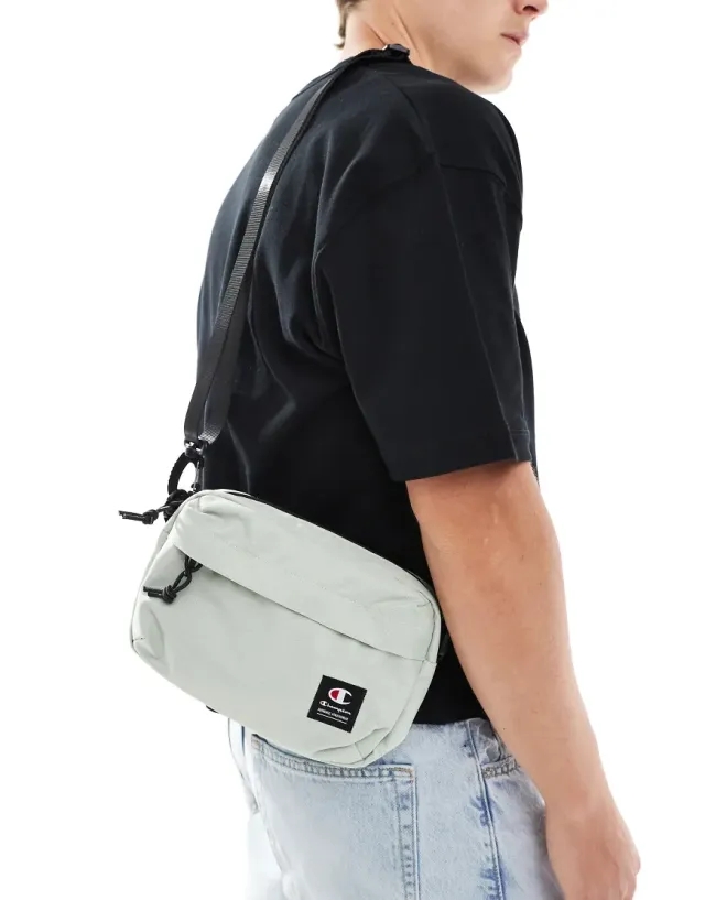 Champion Small Shoulder Bag In Grey