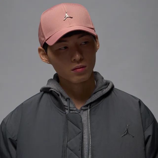Nike Jordan Rise Structured Metal Jumpman Hat - Pink - Nylon