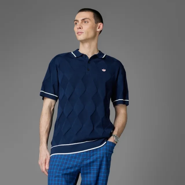 adidas Originals Argyle Knit Polo Shirt
