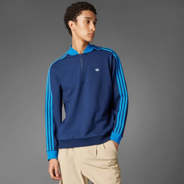 adidas Originals 3-Stripes 1/4 Zip Sweatshirt