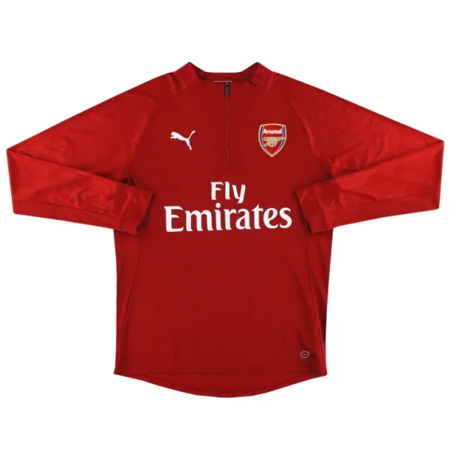 2017-18 Arsenal Puma 1/4 Zip Training Top M / Excellent / Medium