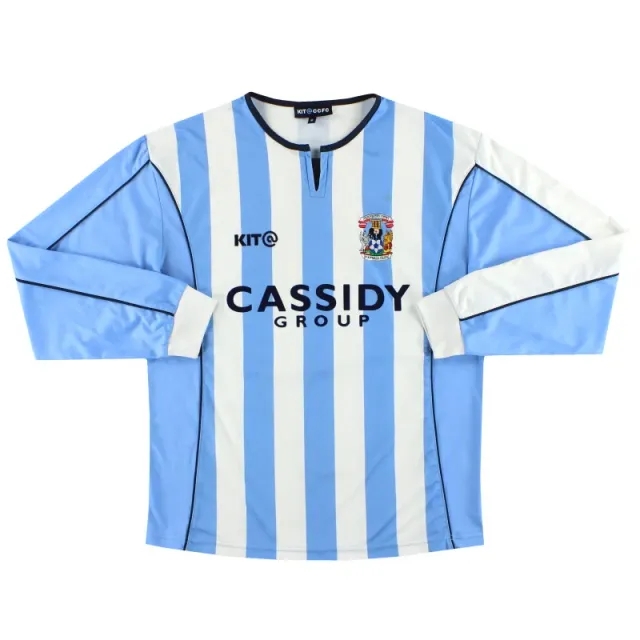 2005-06 Coventry Home Shirt L/S M - Coventry City / Very good / Medium