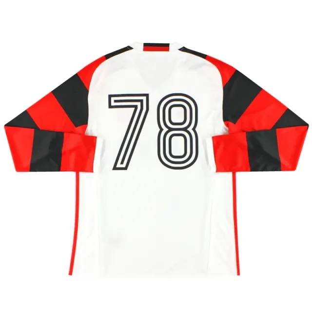 2016 Flamengo adidas Away Shirt #78 L/S *Mint* L - Central & South American Clubs / Mint / Large