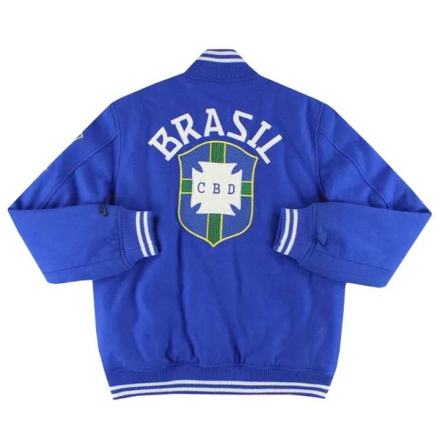 2011 Brazil Nike Destroyer Bomber Jacket L - Brazil / Excellent / Large