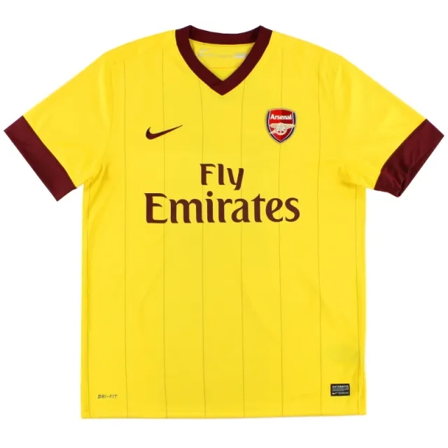2010-13 Arsenal Nike Away Shirt M - Arsenal / Excellent / Medium
