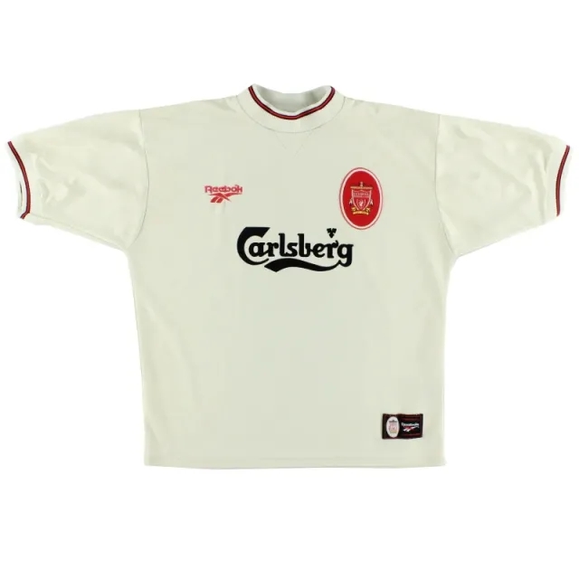 1996-97 Liverpool Reebok Away Shirt M - Liverpool / Excellent / Medium