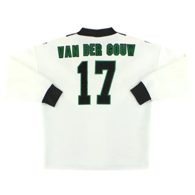 1996-97 Manchester United Umbro Goalkeeper Shirt Van Der Gouw #17 M - Manchester United / Excellent / Medium