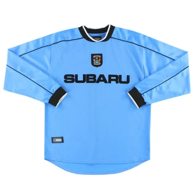 2001-02 Coventry Home Shirt L/S M - Coventry City / Excellent / Medium