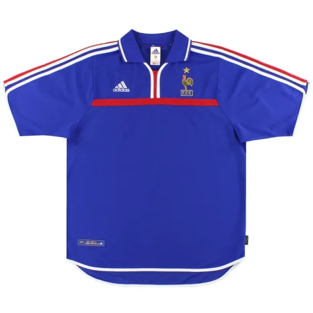 2000-02 France adidas Home Shirt XL - France / Excellent / XL