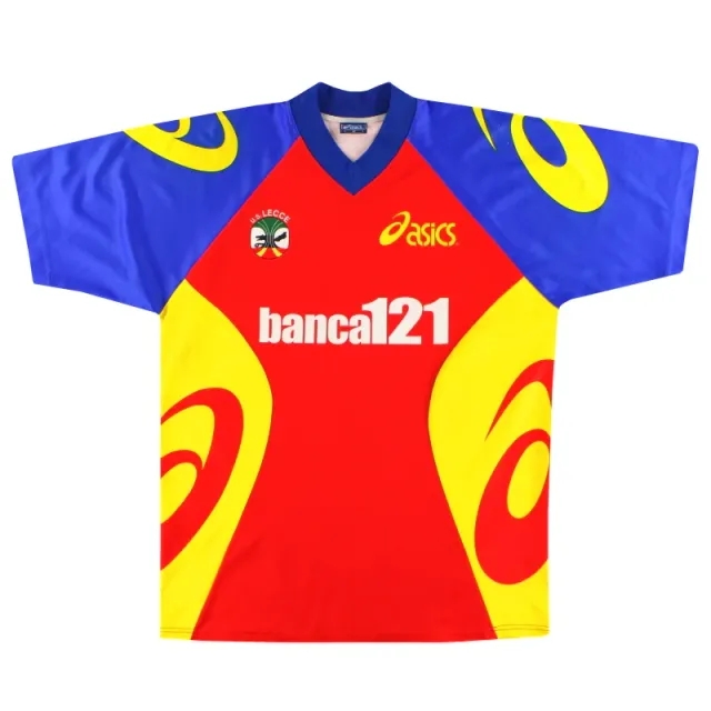 1999-00 Lecce Asics Training Shirt M - Other Italian Clubs / Excellent / Medium