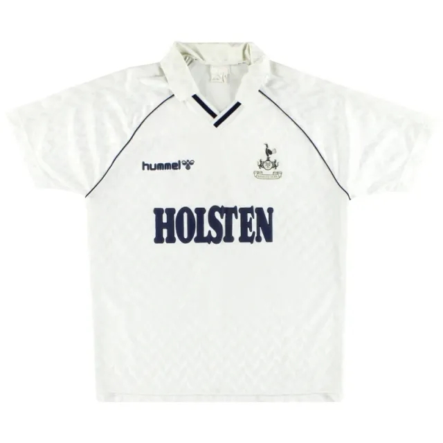 1987-89 Tottenham Hummel Home Shirt L - Tottenham Hotspur / Excellent / Excellent