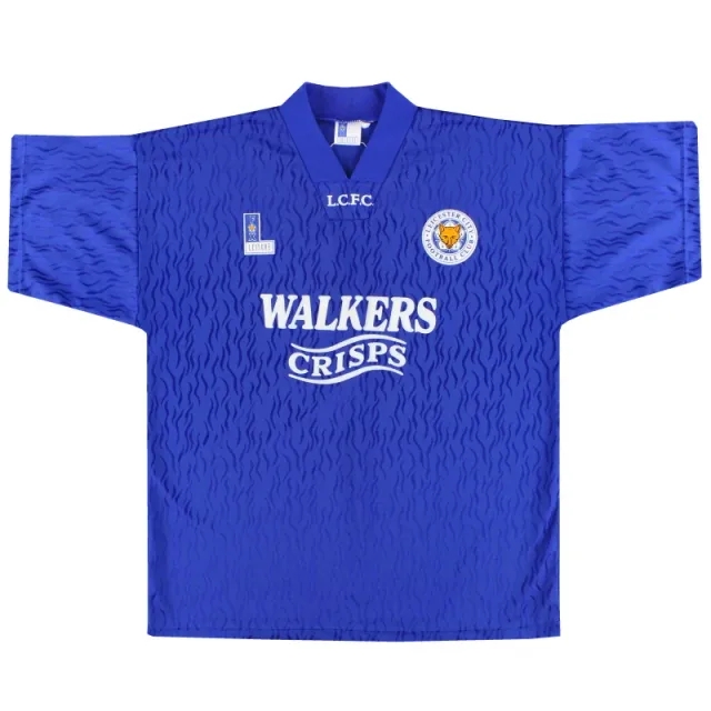 1992-94 Leicester Fox Leisure Home Shirt *Mint* XL - Leicester City / Mint / XL